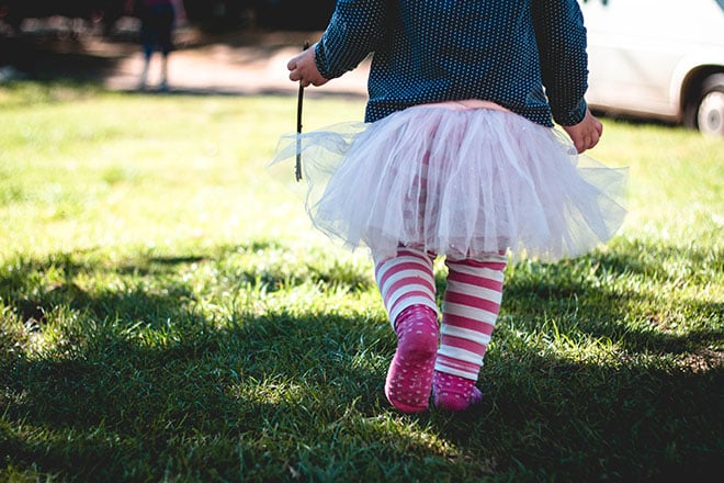 Kid walking